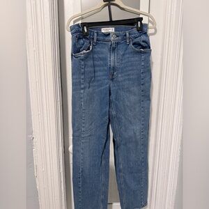Abercrombie & Fitch Blue Straight Leg Jeans